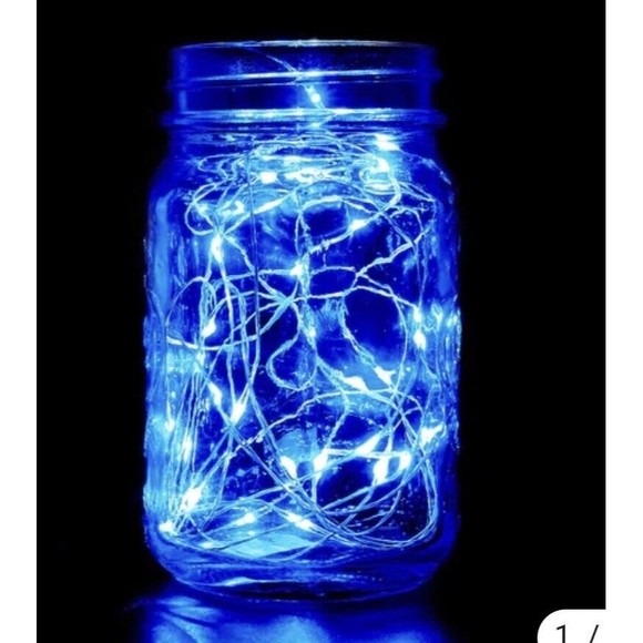 Christmas, room, party decor LED lights Blue - Picture 2 of 11